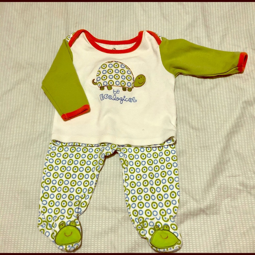 Matching Pajama Set- gender neutral-0-3 months